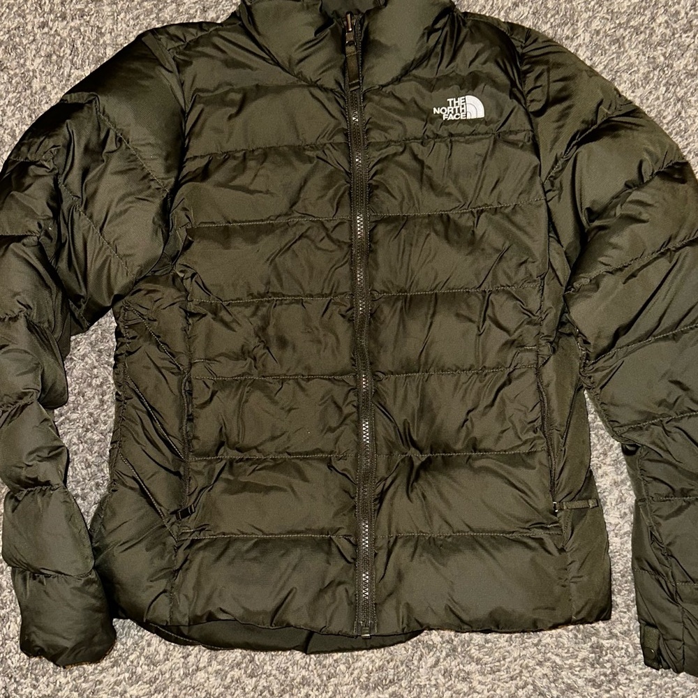 The North Face Women's Dark Green Puffer Jacket